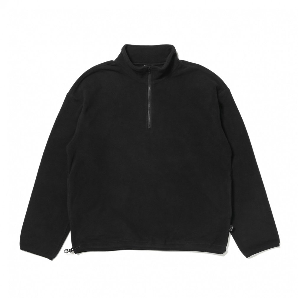 極美品 マークアンドロナ ハーフジップウォームインナー フリース　ブラック MICフリース ハーフジッププルオーバー｜Alpen Online