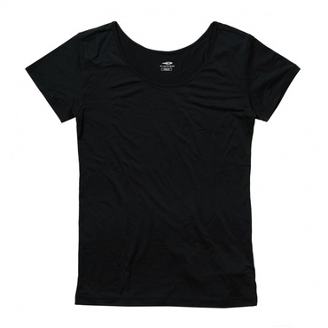 秒乾(R)ドライインナー Uネック半袖(ブラック-M)