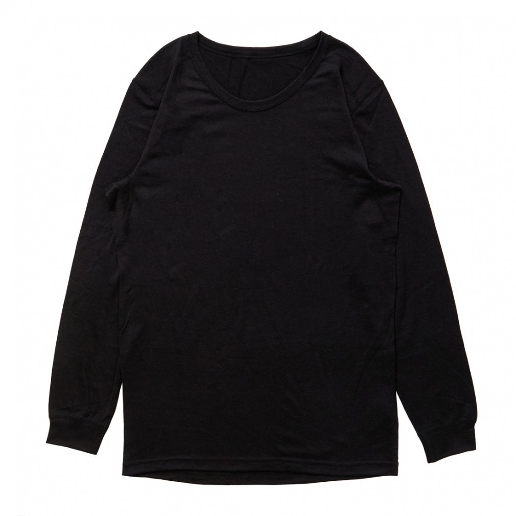 インナー　メンズ　メリノウール L 黒　上下セット 長袖　ワークマン