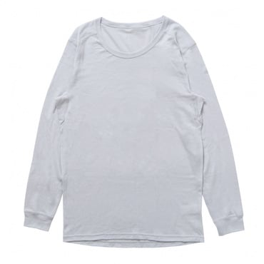 メリノウールインナーワイドクルーネック長袖