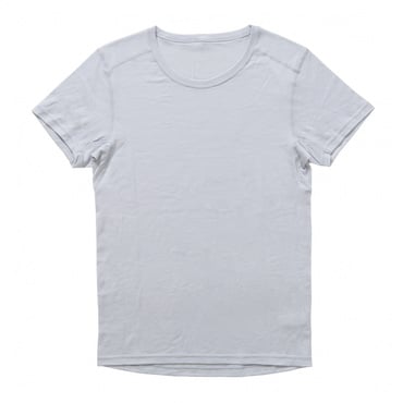 メリノウールインナーワイドクルーネック半袖