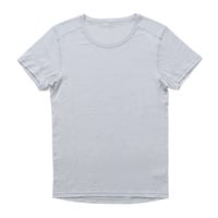 メリノウールインナーワイドクルーネック半袖