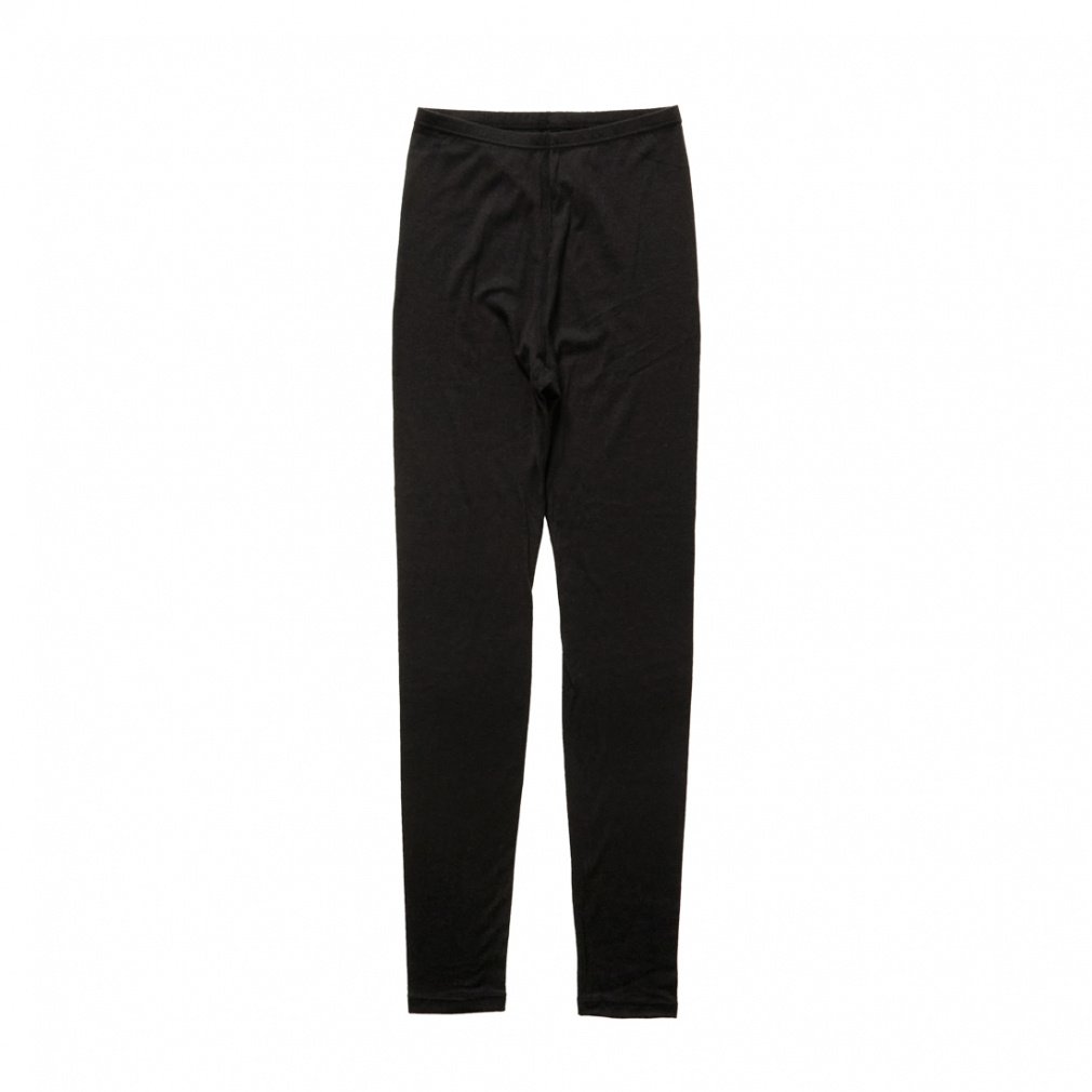 メリノウールインナーロングタイツ(ブラック-S)