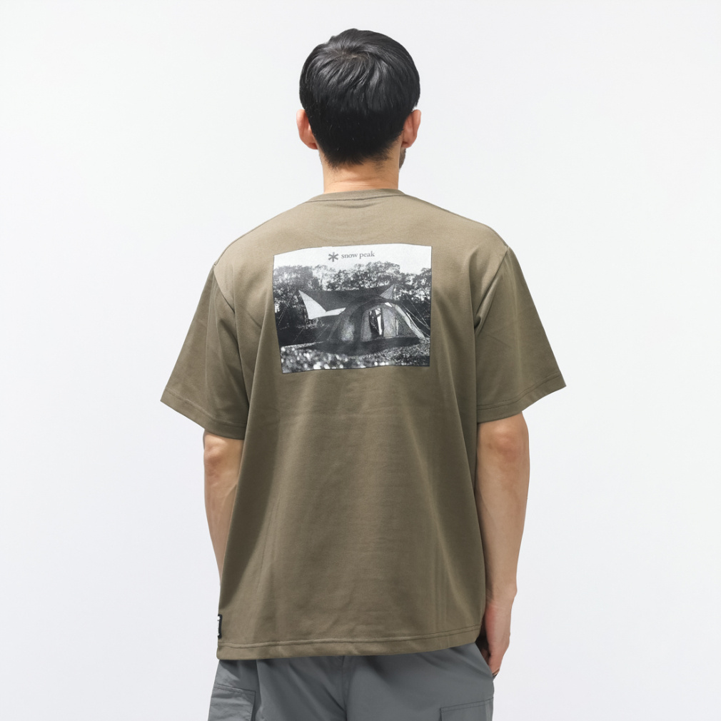【アルペン限定】 Photo Printed S/S Tshirt(ブラウン-M)