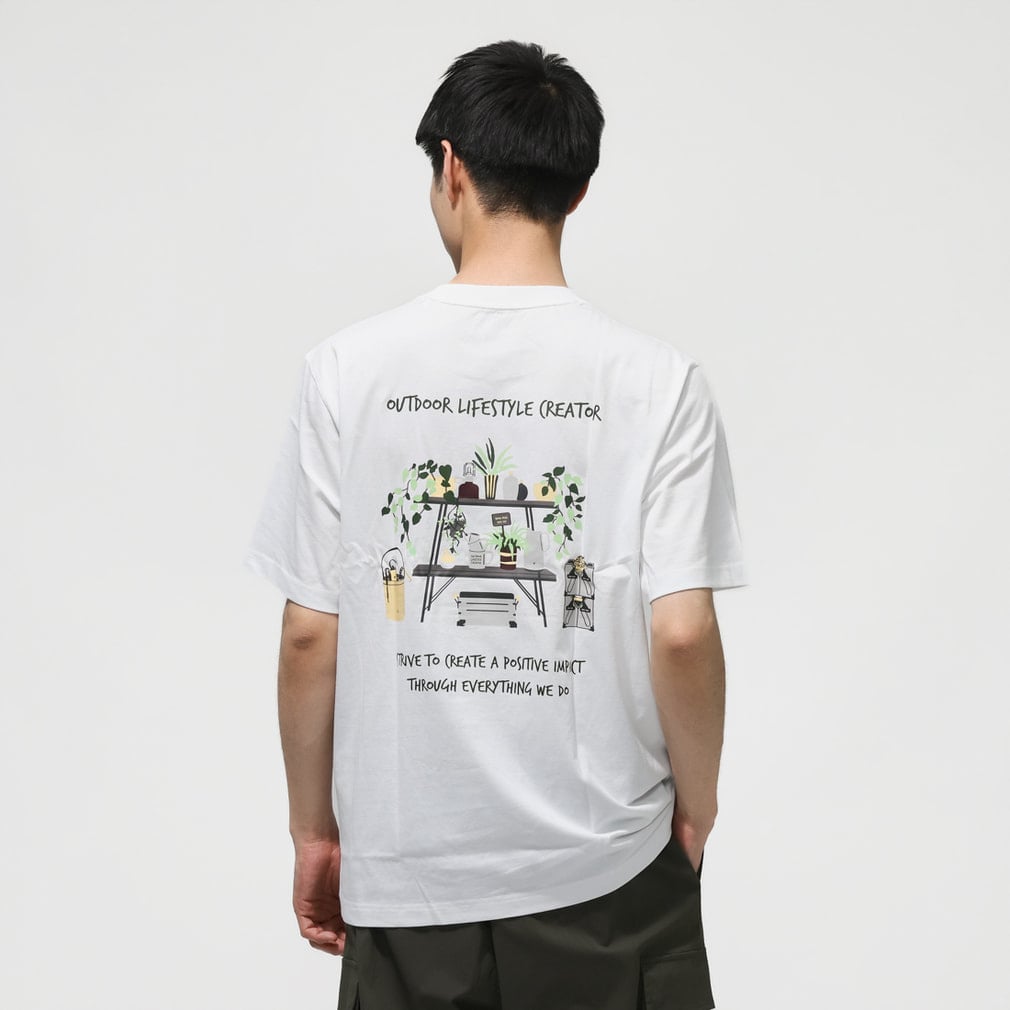 Cotton Botanic Graphic S/S T(ホワイト-M)