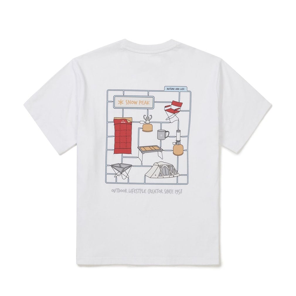 Cotton Camping Gear S/S T-Shirt(ホワイト-L)