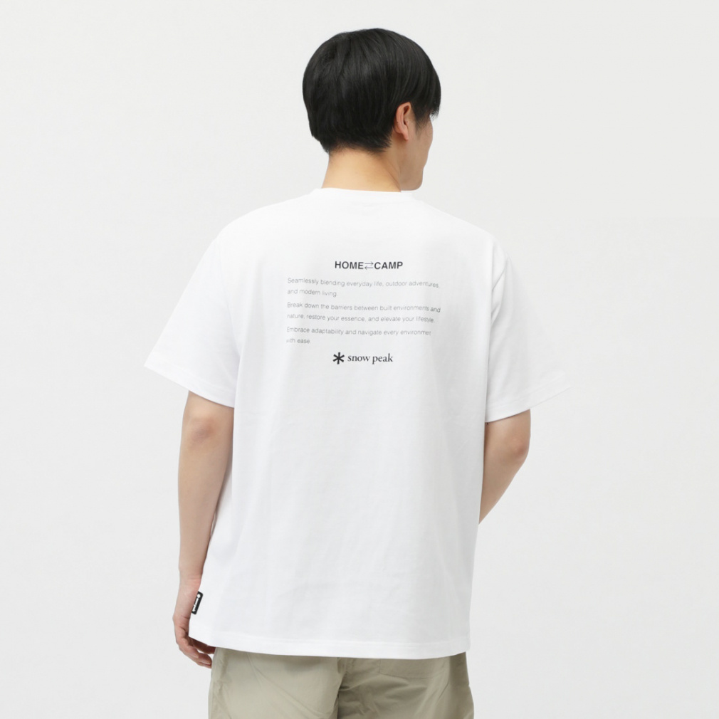 Concept Printed S/S Tshirt(ホワイト-M　ユニセックス)