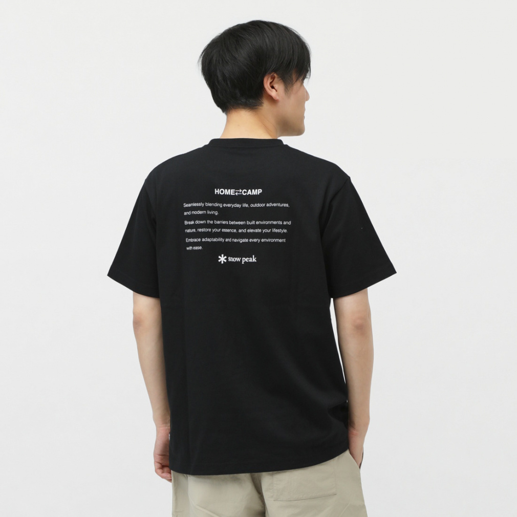 Concept Printed S/S Tshirt(ブラック-M　ユニセックス)