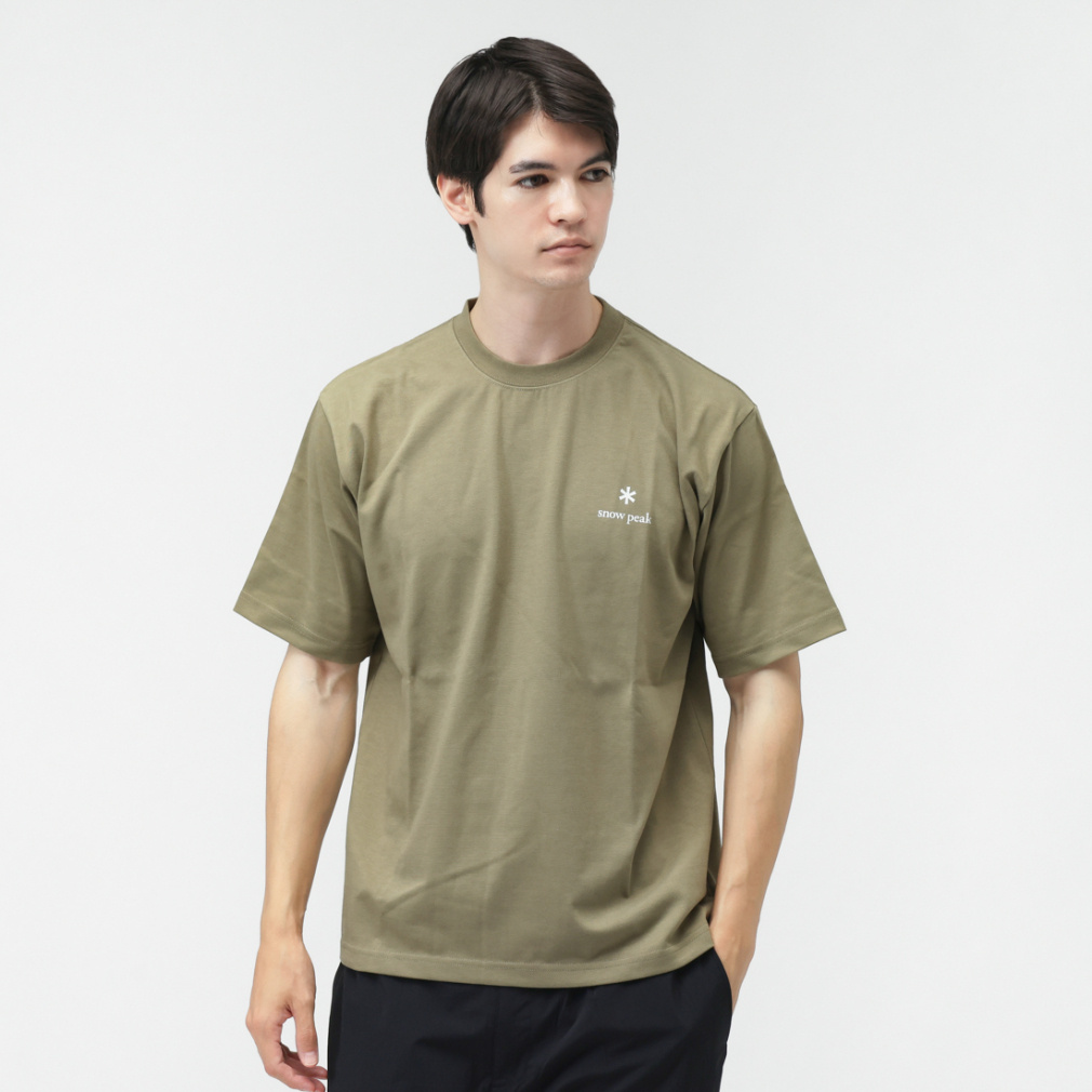 2025H~ Xm[s[N AEghAJWA sVc New Standard Logo T-Shirt NSD-TS-25AU003 snow peak