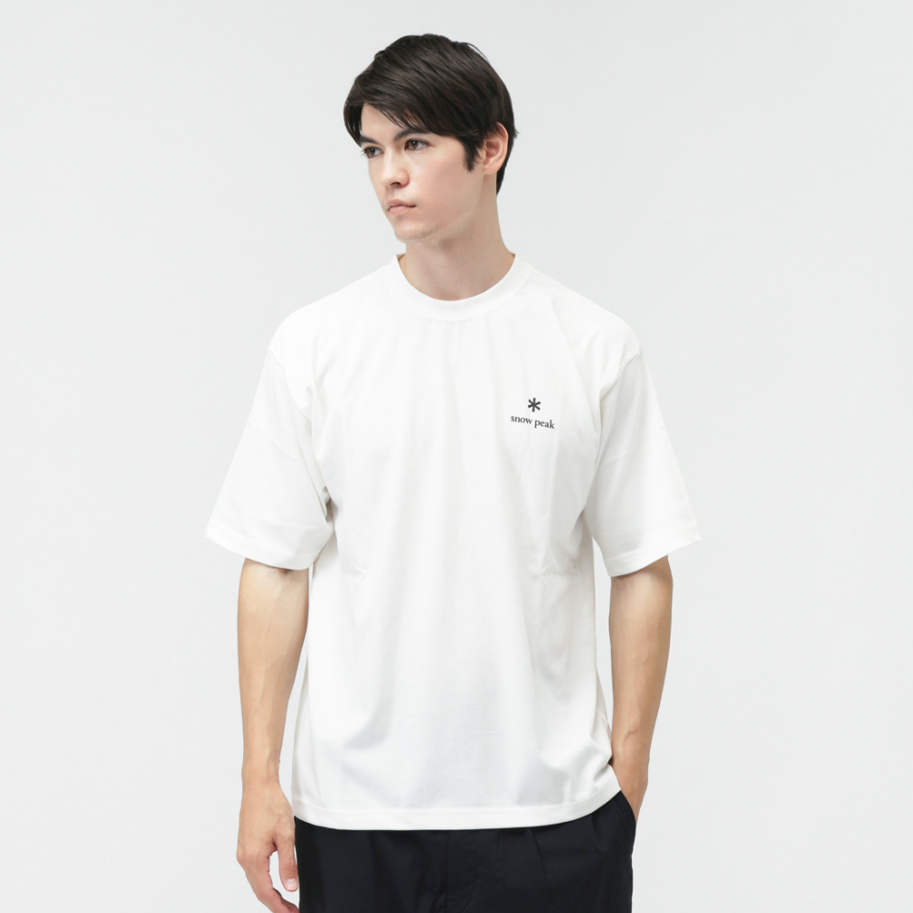 2025H~ Xm[s[N AEghAJWA sVc New Standard Logo T-Shirt NSD-TS-25AU003 snow peak