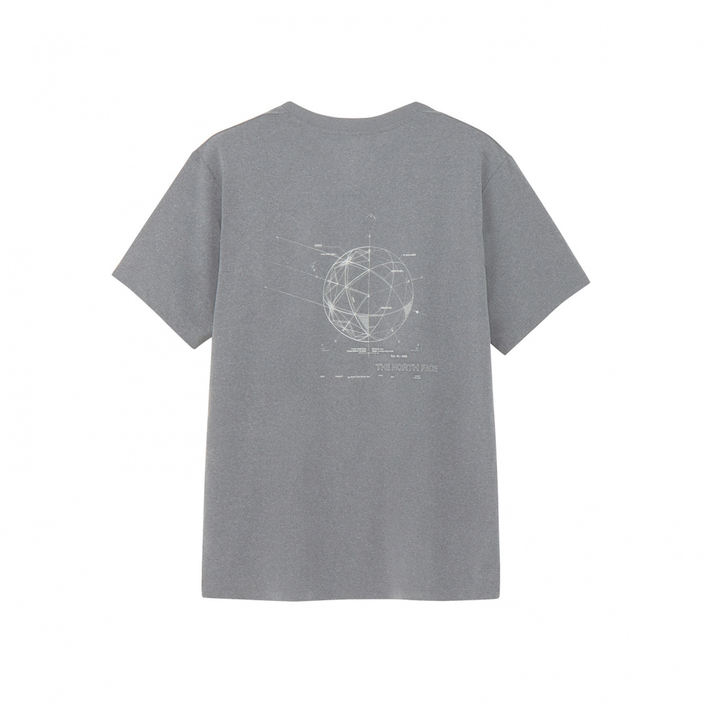 S/S Blueprint Graphic Tee S/Sブループリントグラフィックティー(ミデアムグレー-S)