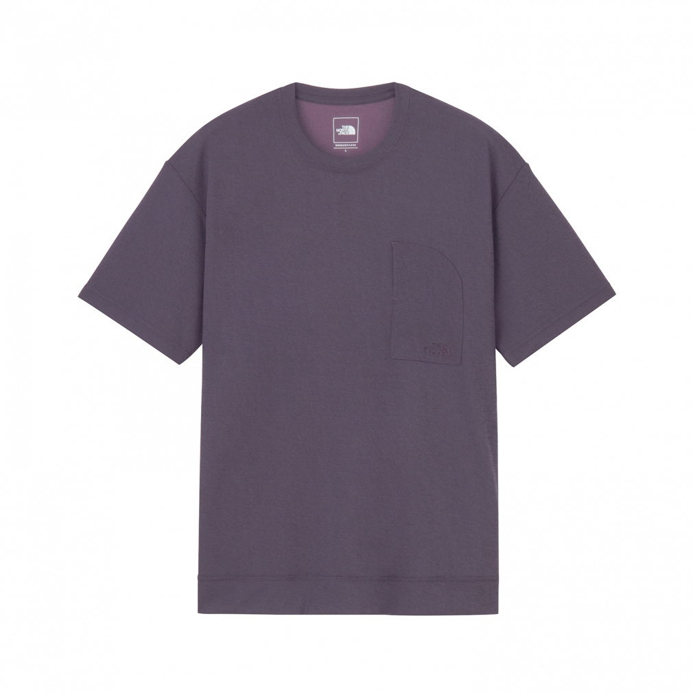 S/S Crepe Weave Tee ショートスリーブクリープウィーブティー(グレープ-XS)
