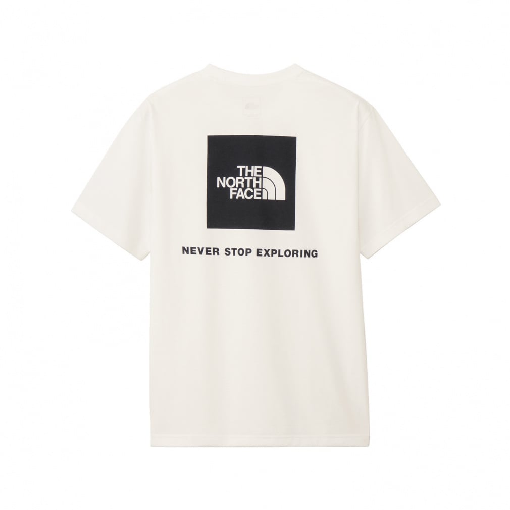 S/S Back Square Logo Tee ショートスリーブバックスクエアロゴティー(ホワイト-S)