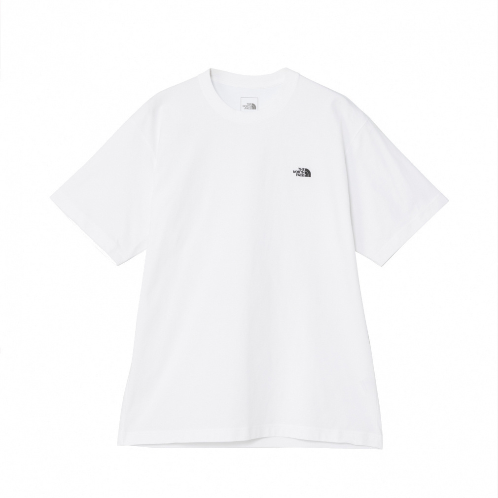 S/S FD Nuptse Cotton T ショートスリーブフラッシュドライヌプシコットンティー(ホワイト-S)