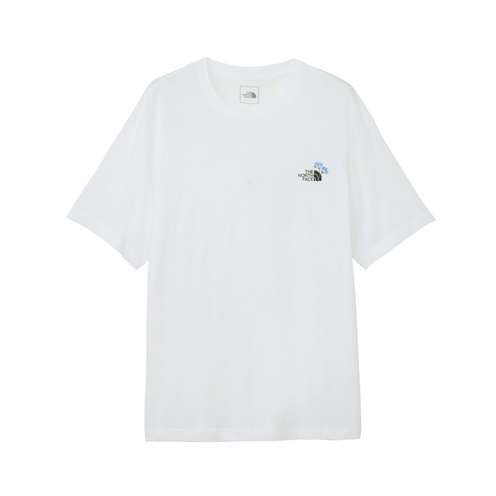 S/S Flower Logo Tee ショートスリーブフラワーロゴティー(ホワイト-S　メンズ)