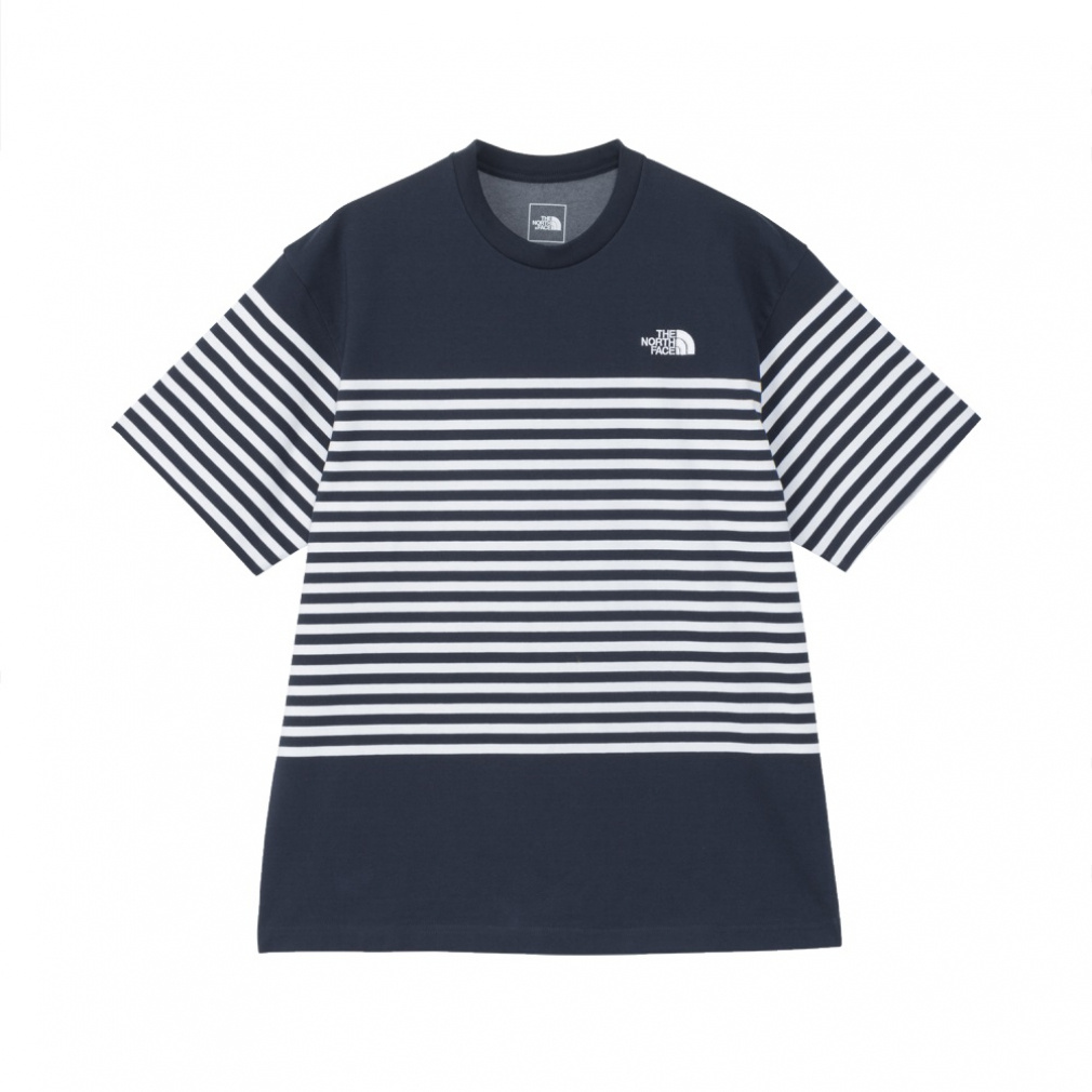 S/S Panel Border Tee ショートスリーブパネルボーダーティー
