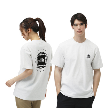 S/S GEO Square Logo Tee ショートスリーブジオスクエアロゴティー(ホワイト-XS　ユニセックス)