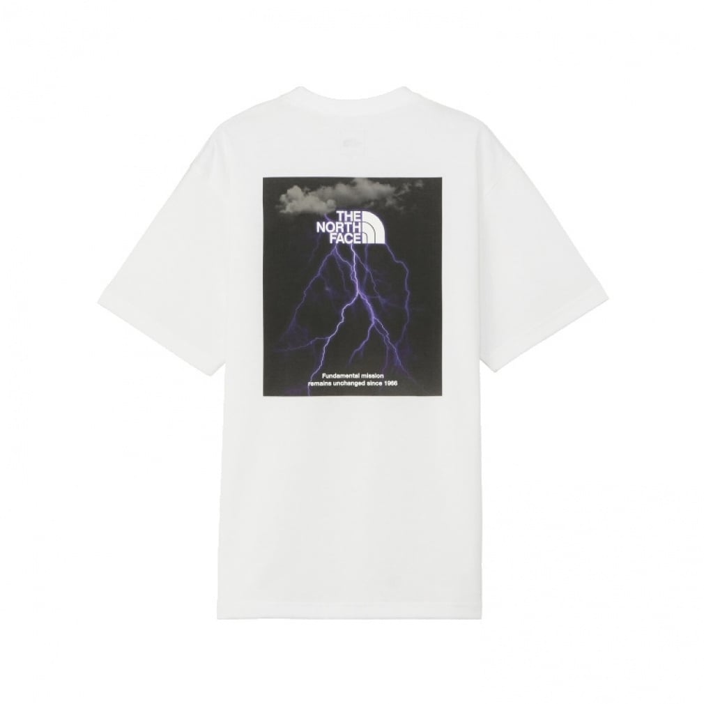 S/S TNF Lightning Tee ショートスリーブTNFライトニングティー(ホワイト-XS)