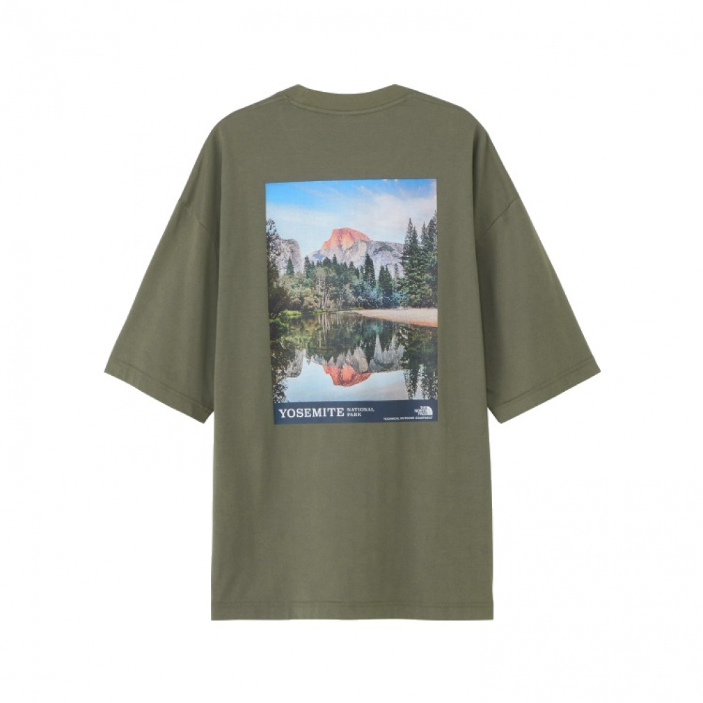 S/S Yosemite Scenery Tee ショートスリーブヨセミテシーナリーティー(グレッシュグリン-XS　ユニセックス)