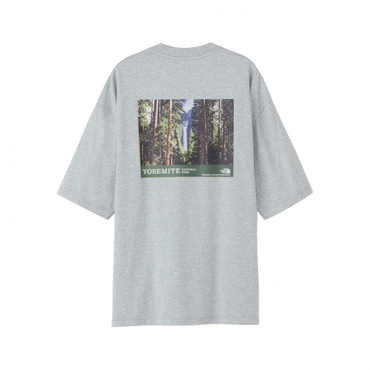 S/S Yosemite Scenery Tee ショートスリーブヨセミテシーナリーティー(グレー-XS　ユニセックス)
