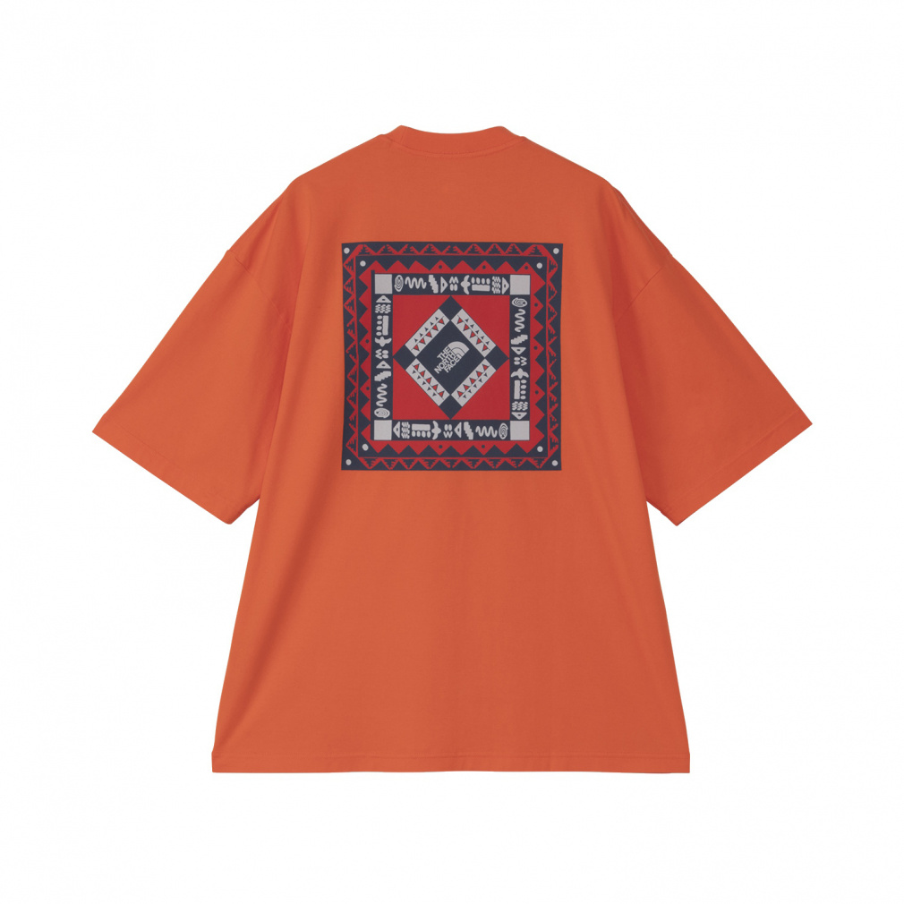S/S Retro Bandana Logo Tee ショートスリーブレトロバンダナロゴティー(オレンジ-S)