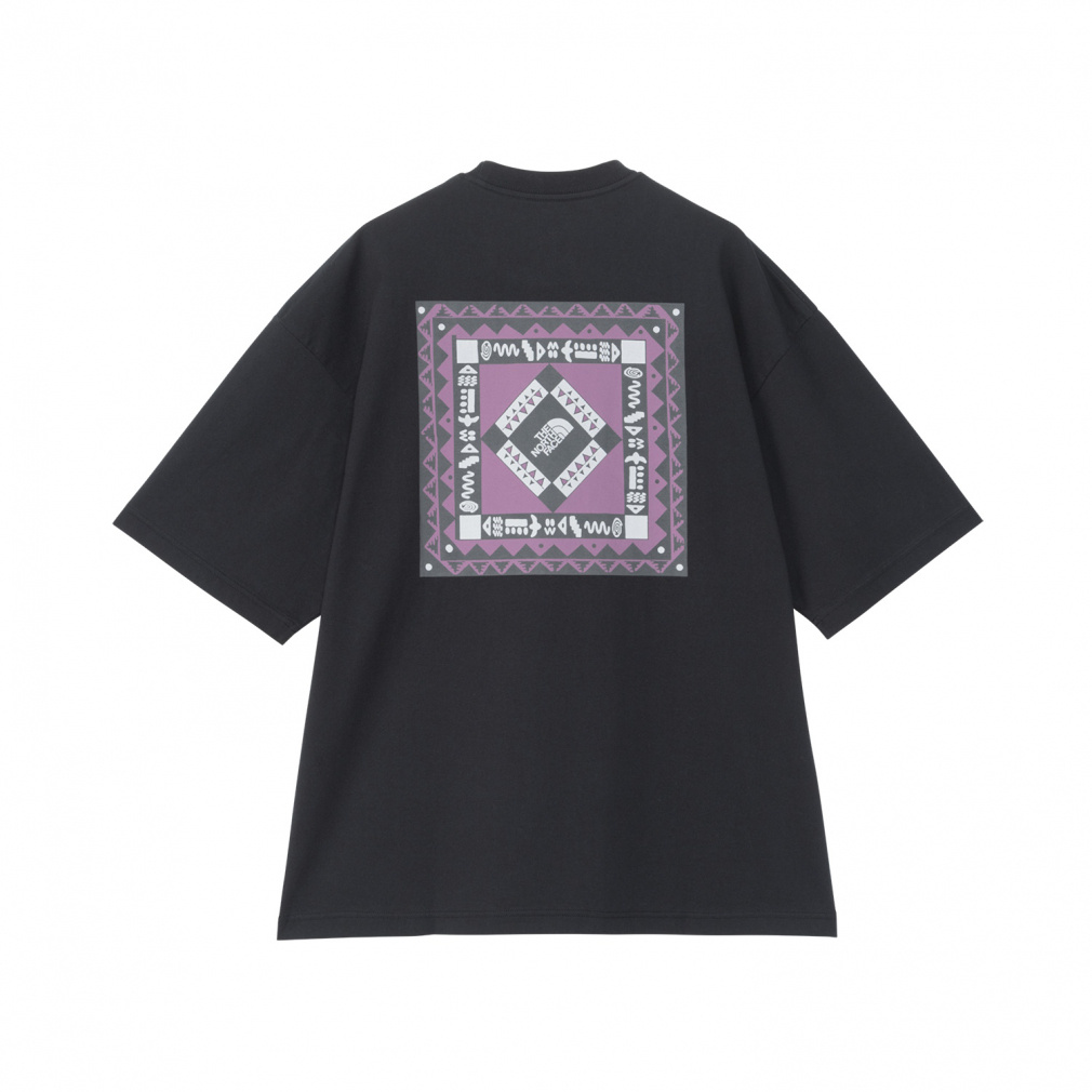 S/S Retro Bandana Logo Tee ショートスリーブレトロバンダナロゴティー(ブラック-S)