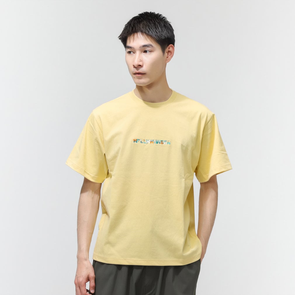 ヘリーハンセン アウトドアカジュアル 半袖Tシャツ S/S Embroidery