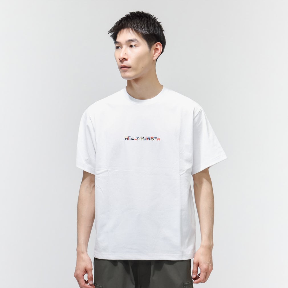 ヘリーハンセン アウトドアカジュアル 半袖Tシャツ S/S Embroidery