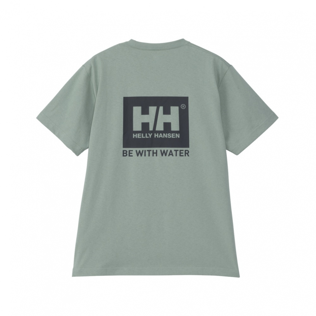 ヘリーハンセン アウトドア 半袖Tシャツ S/S Be With Water Logo Tee S