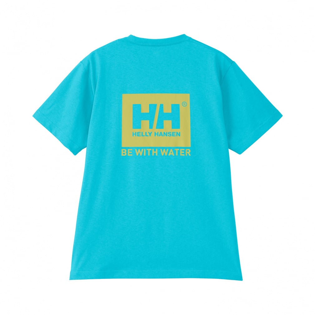 ヘリーハンセン アウトドア 半袖Tシャツ S/S Be With Water Logo Tee S