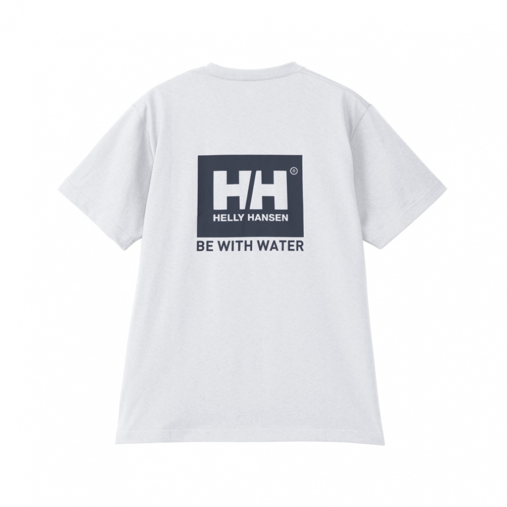 ヘリーハンセン アウトドア 半袖Tシャツ S/S Be With Water Logo Tee S