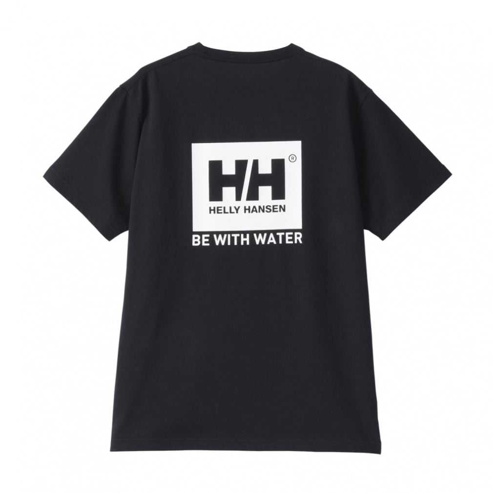 ヘリーハンセン アウトドア 半袖Tシャツ S/S Be With Water Logo Tee S
