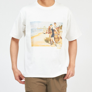 Vintage Poster Tee-Vintage Beach