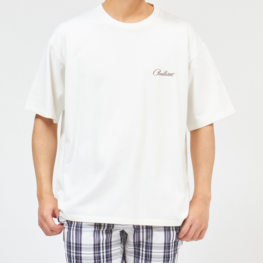 Back Print Tee(オフホワイト-S)