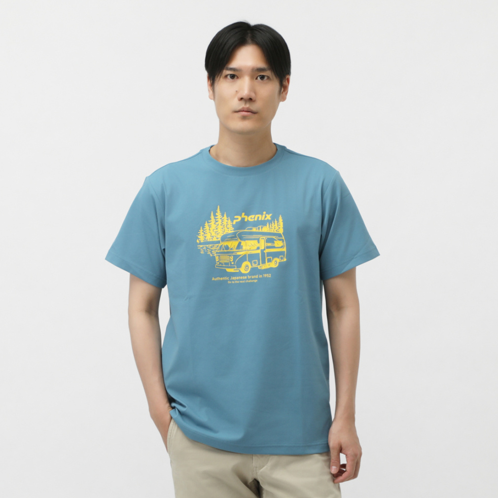 2025春夏 フェニックス メンズ アウトドア 半袖Tシャツ PHENIX T