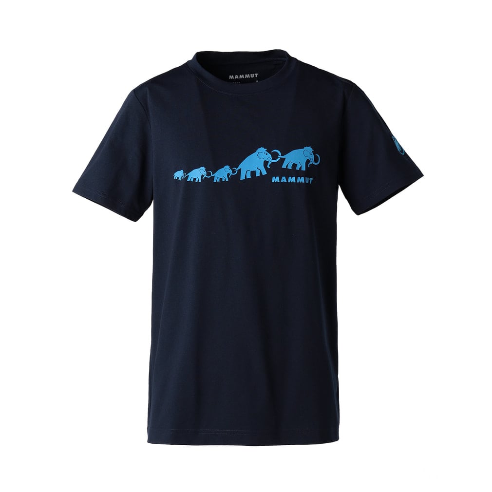 【アルペン限定】 キューディーロゴプリントティシャツ(ネイビー-M)