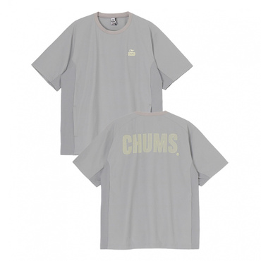 Airtrail Stretch CHUMS T-Shirt(ミデアムグレー-L)