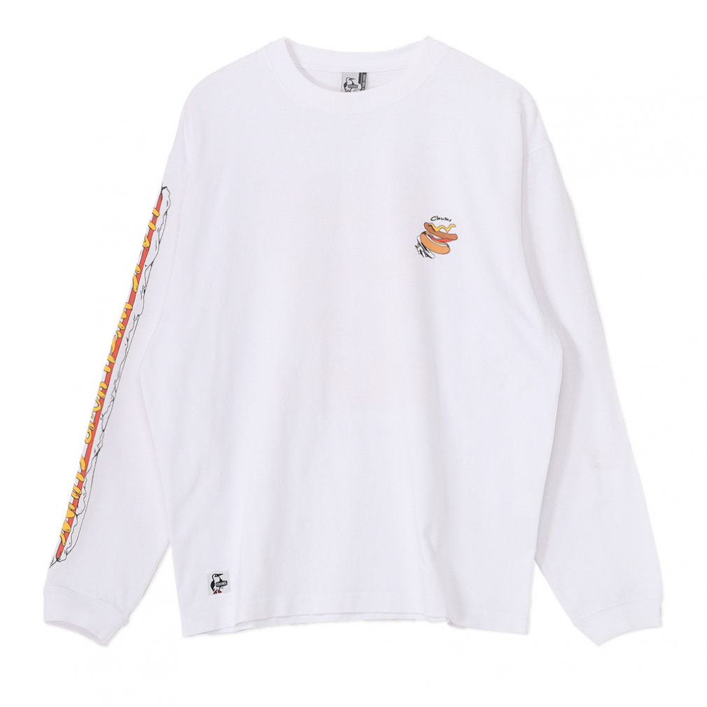 HWYC Hot Dog L/S T-Shirt(ホワイト-S)