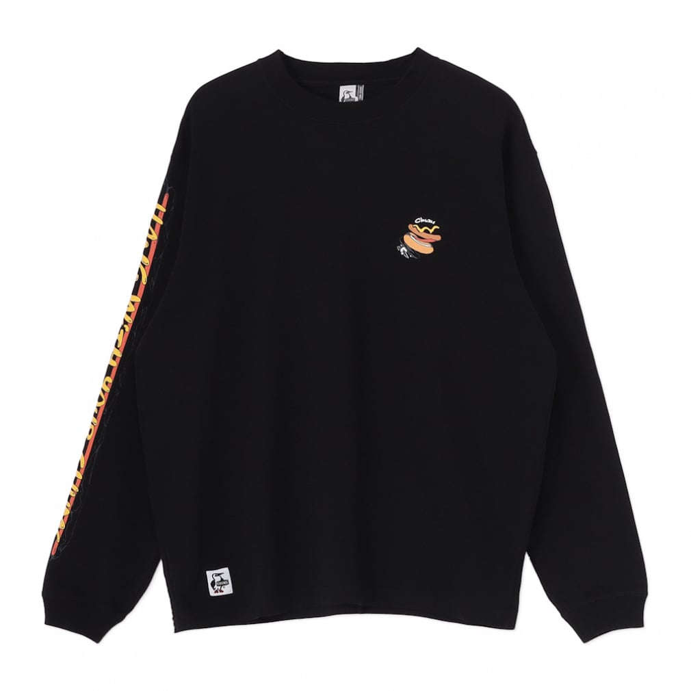 HWYC Hot Dog L/S T-Shirt(ブラック-S)