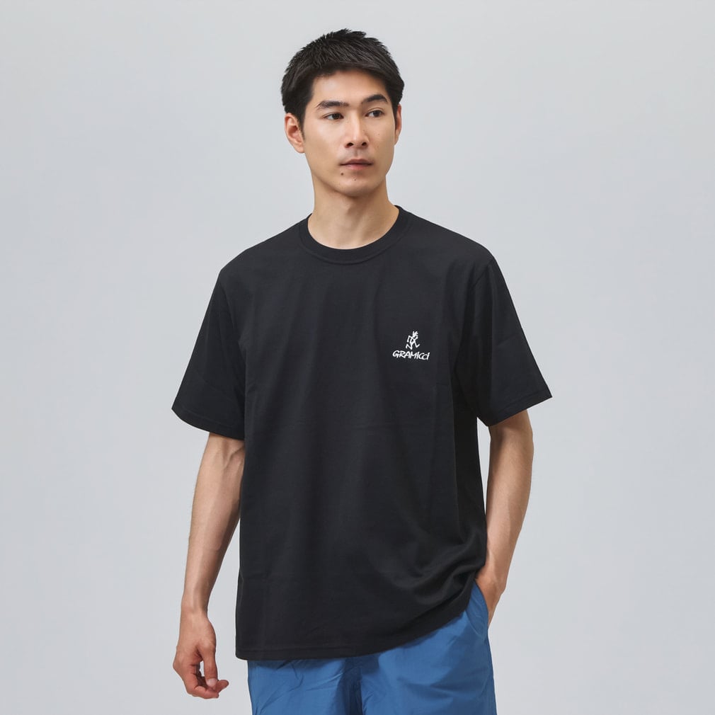 グラミチ アウトドアカジュアル 半袖Tシャツ ONE POINT LOGO TEE G4SU