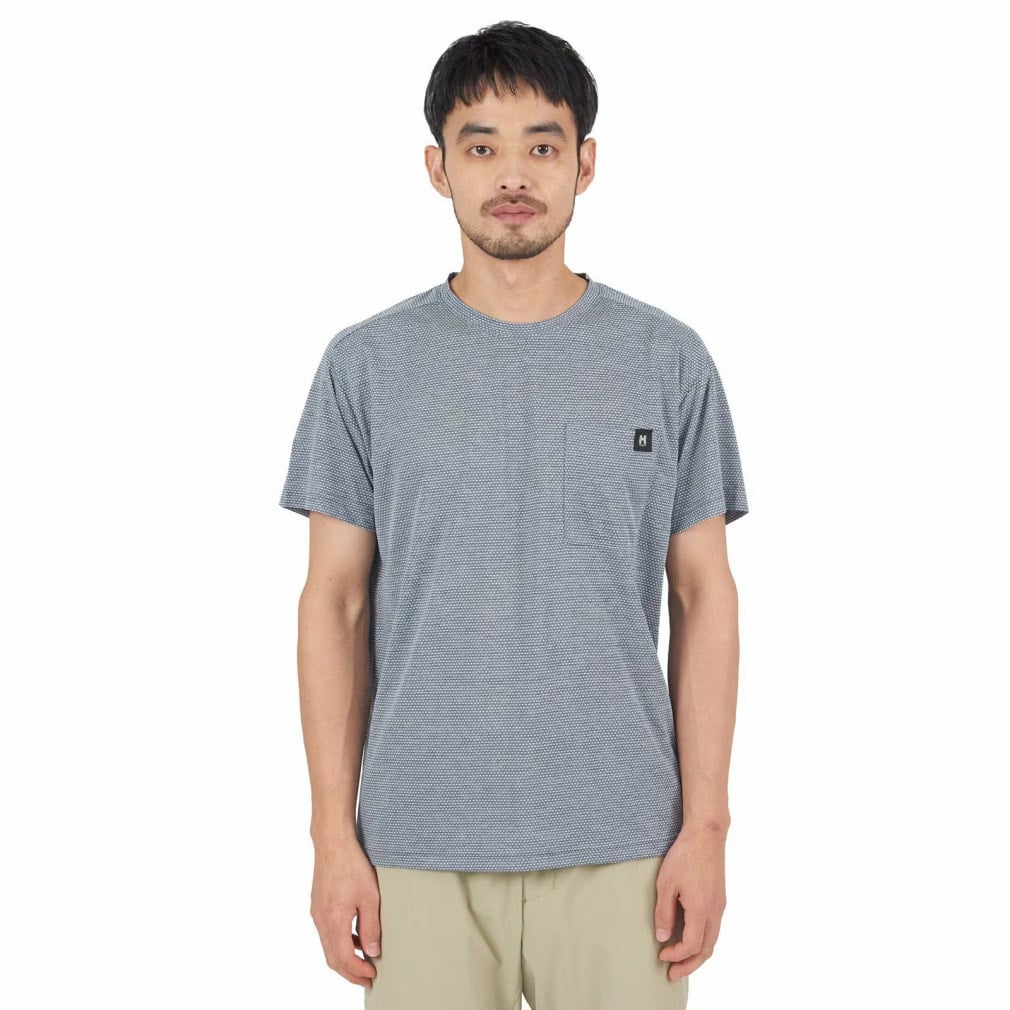 ミレー メンズ トレッキング 半袖Tシャツ HEATHER MESH CREW SS M