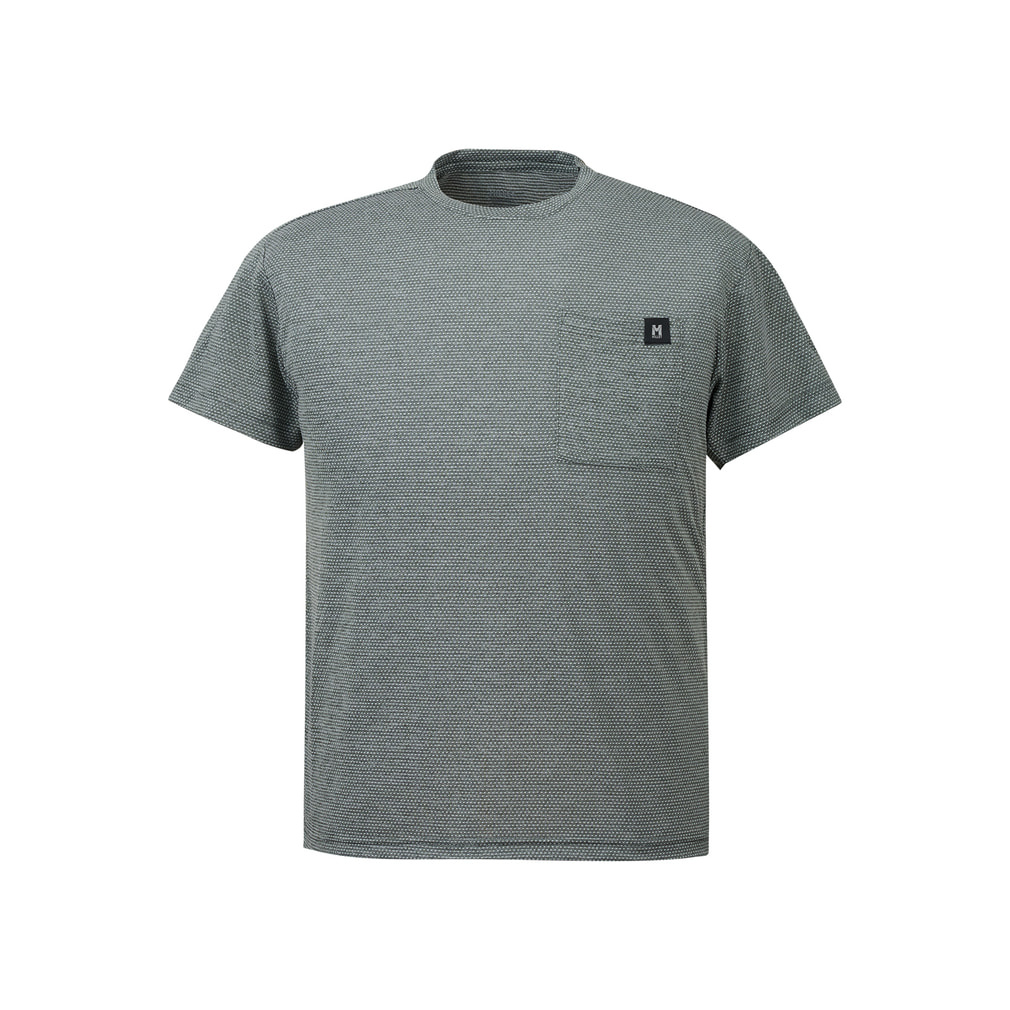 ☆　９日発送：　ミャーミャー様│サンプロテクト　ルース ミレー メンズ トレッキング 半袖Tシャツ HEATHER MESH CREW SS M