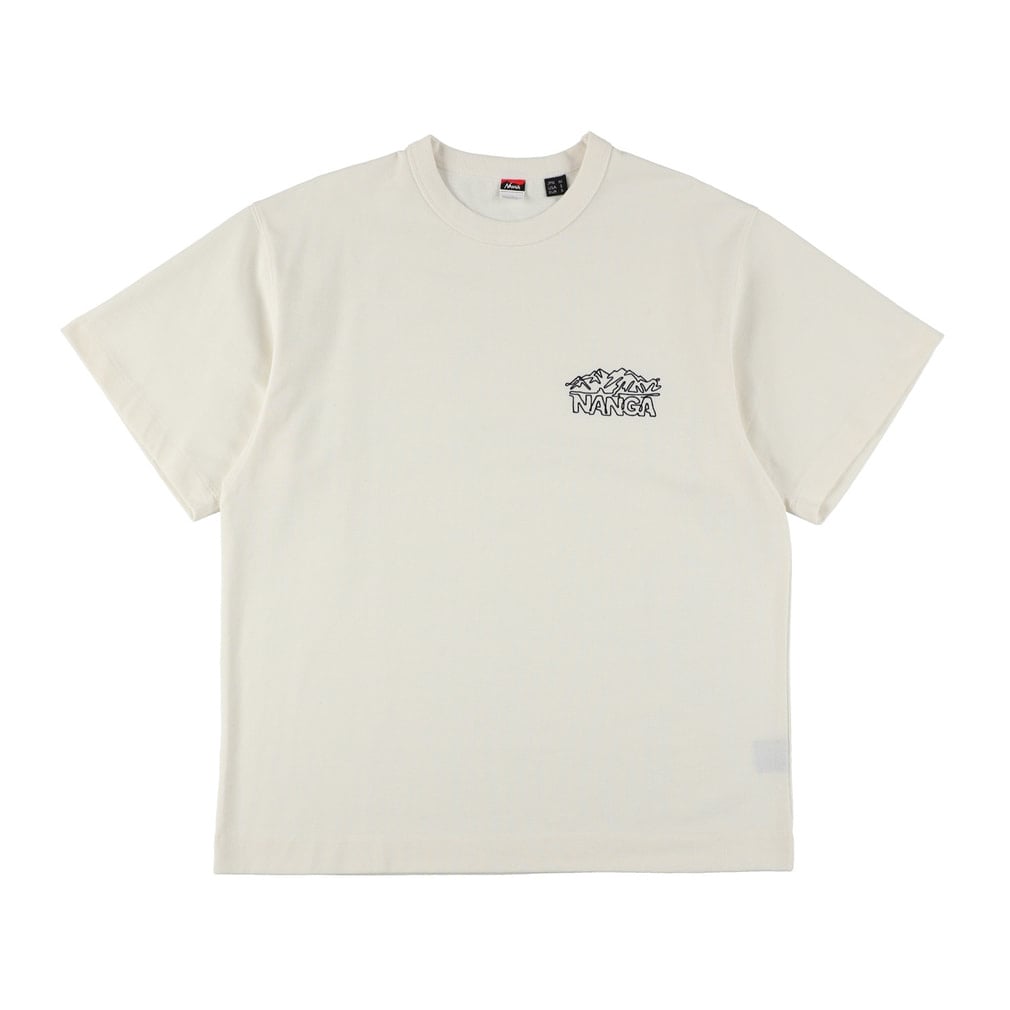 ECO HYBRID LINE DRAWING TEE(ホワイト-M)