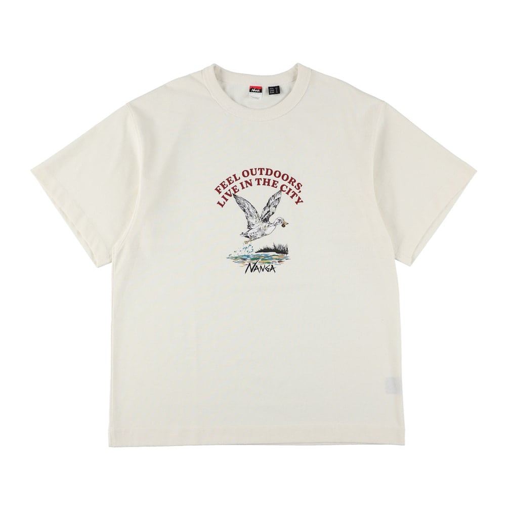 ナンガ メンズ アウトドアカジュアル 半袖Tシャツ ECO HYBRID DUCK