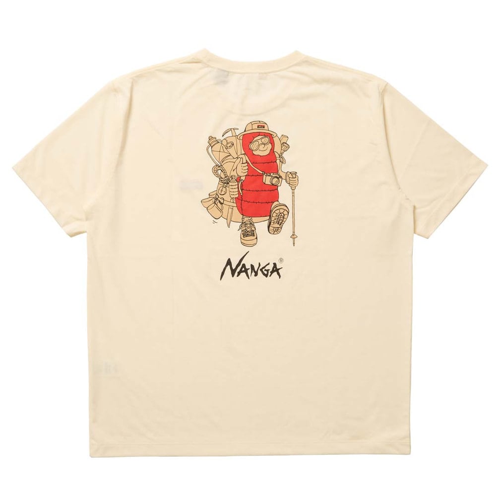 【アルペン限定】 NANGA Backpacker Tee(ベージュ-M)