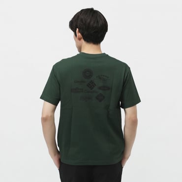 【アルペン限定モデル】 フタクリークグラフィックショートスリーブTシャツ(ディープグリン-S　メンズ)