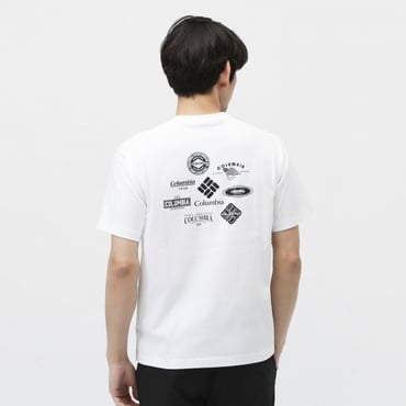 【アルペン限定モデル】 フタクリークグラフィックショートスリーブTシャツ(ホワイト-S　メンズ)