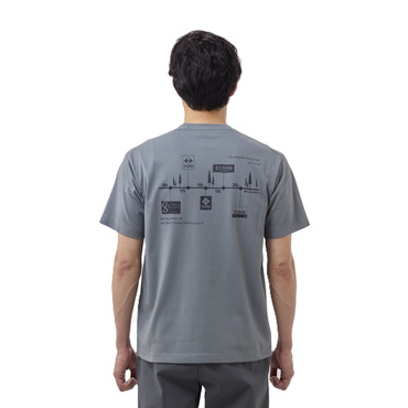 【アルペン限定】 スリーピービュートグラフィックショートスリーブTシャツ(グレッシュグリン-L)