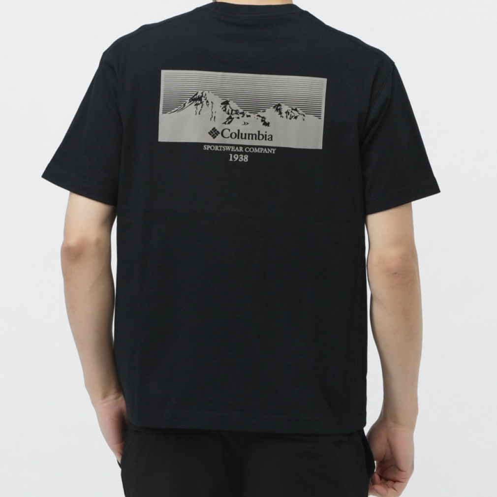 【アルペン限定モデル】 ポテトストリームグラフィックショートスリーブTシャツ(ブラック-S)