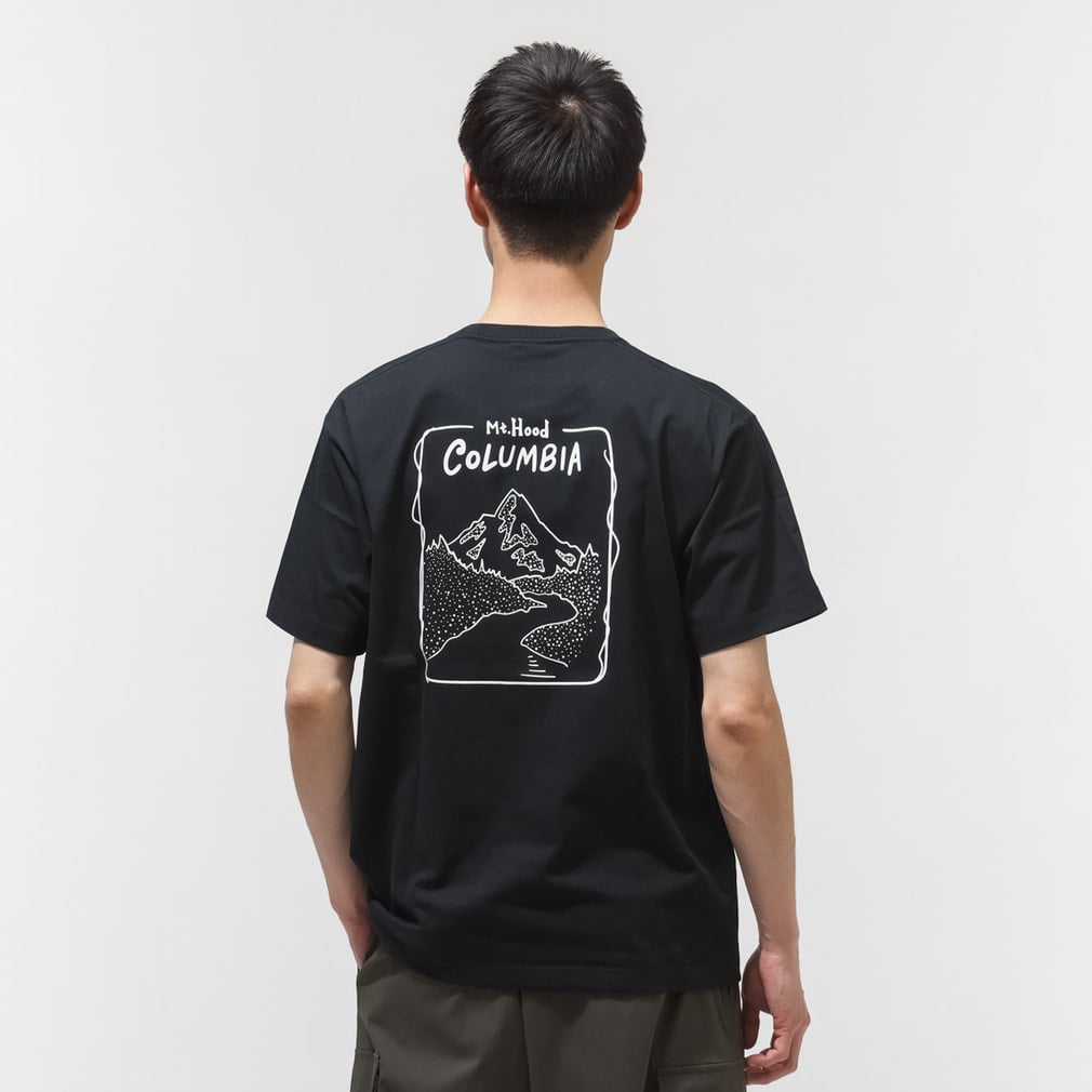 【COEL】フーディ・Tシャツ・マウンテンボトル Men's Steep Mt Hood OR CSC Short Sleeve T-Shirt | Columbia